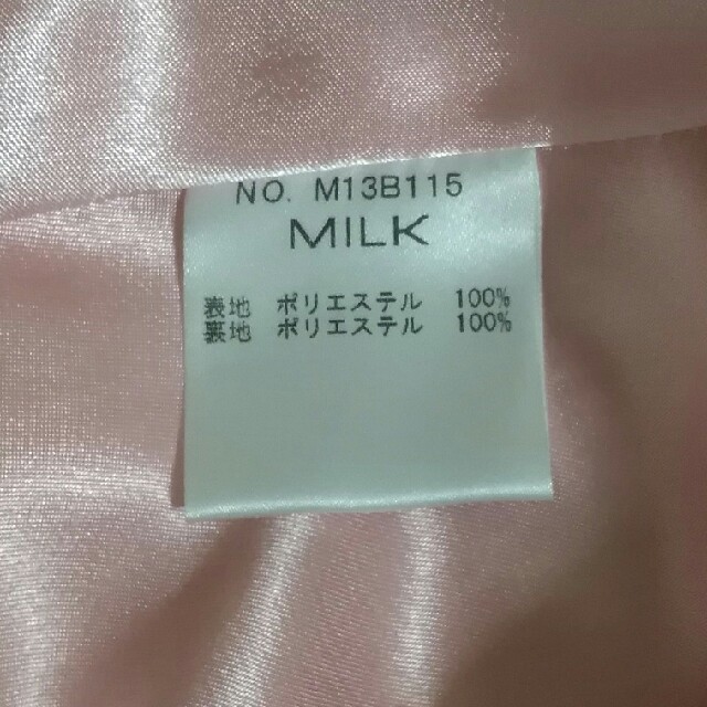 MILK(ミルク)のMILK MAYワンピース レディースのワンピース(ミニワンピース)の商品写真