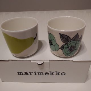 マリメッコ(marimekko)のマリメッコ　ラテマグ　2個セット(グラス/カップ)