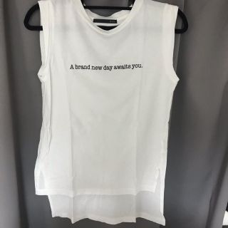 ヘザー(heather)のHeather ノースリーブトップス(Tシャツ(半袖/袖なし))