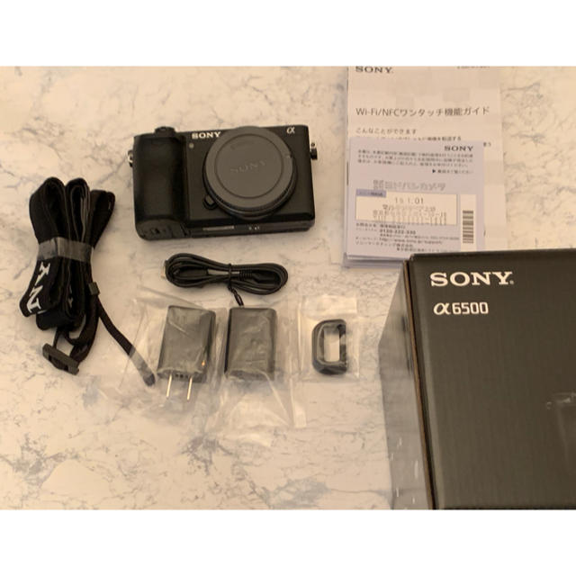 美品 sony α6500 ボディSONY ILCE-6500