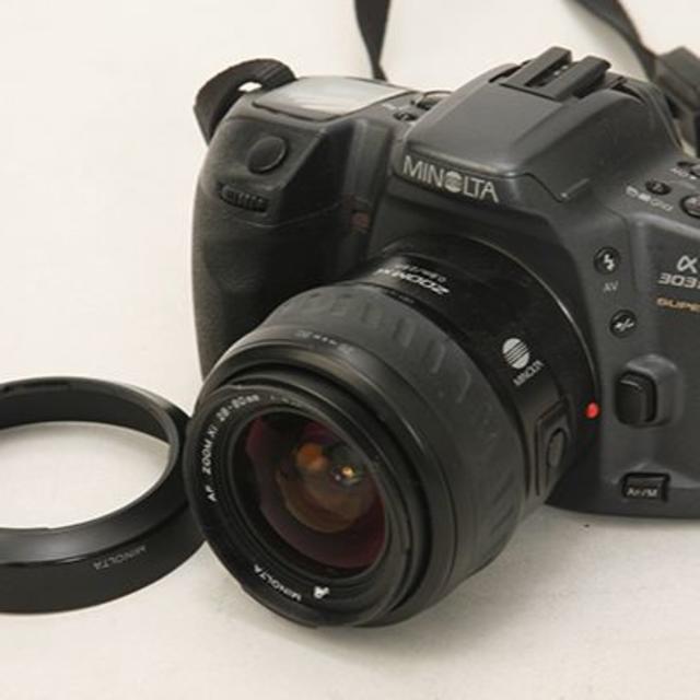 動作確認済 良品 ミノルタ α303si super 28-80mm レンズ付 フィルムカメラ
