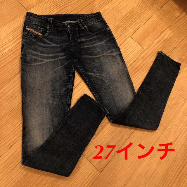 美品 ディーゼル ジョグジーンズ シワ加工 検 スキニー デニム パンツ
