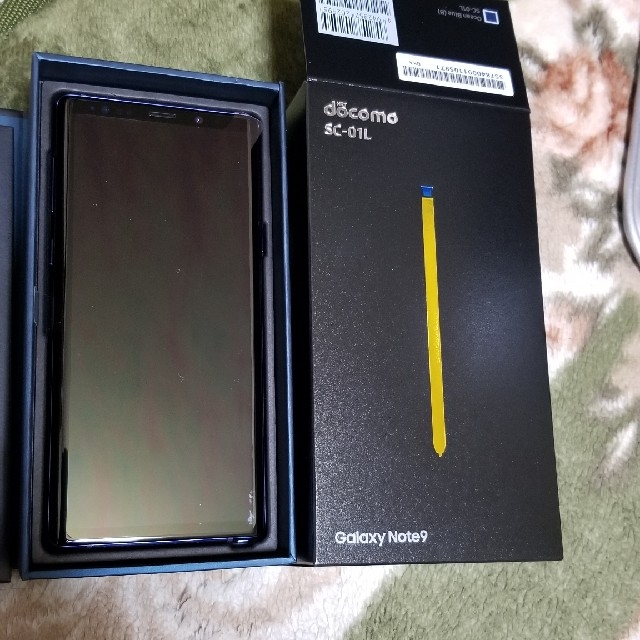 NTTdocomo(エヌティティドコモ)のGalaxy Note 9 SC-01L オーシャンブルー スマホ/家電/カメラのスマートフォン/携帯電話(スマートフォン本体)の商品写真