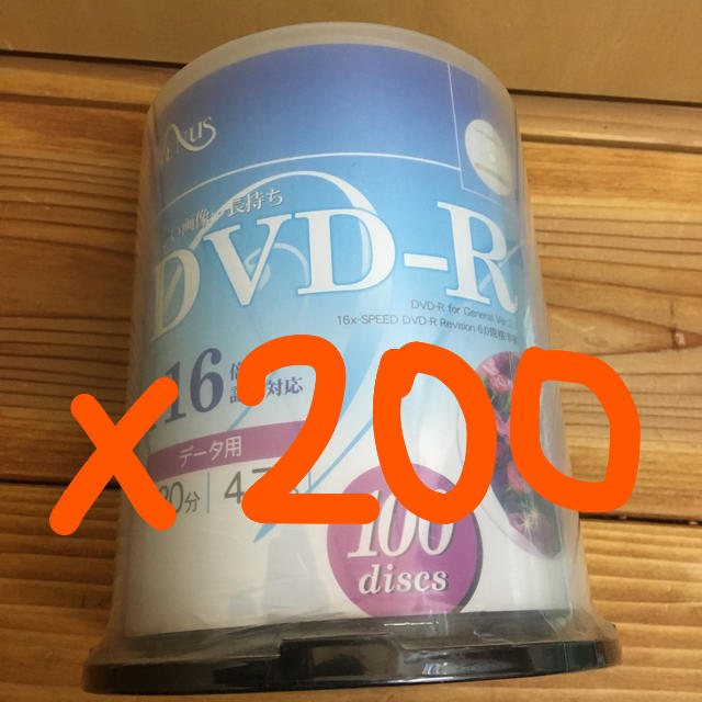 DVD-R 200枚 エンタメ/ホビーのエンタメ その他(その他)の商品写真