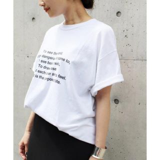 ドゥーズィエムクラス(DEUXIEME CLASSE)のDeuxieme Classe HOMBRE NINOバックプリントLIFE T(Tシャツ(半袖/袖なし))