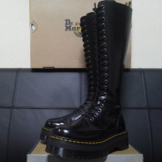 【専用】Dr.Martens BRITAIN UK6 黒 厚底 20ホール