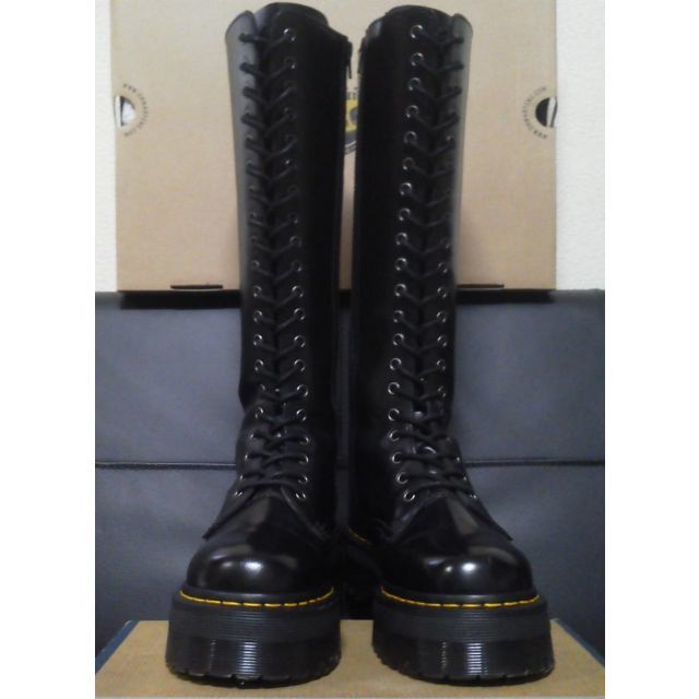 Dr.Martens - 【専用】Dr.Martens BRITAIN UK6 黒 厚底 20ホールの通販