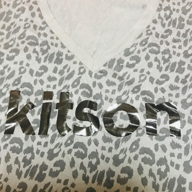 UNIQLO(ユニクロ)の★kitson キットソン★UNIQLO ユニクロ★レオパード柄Tシャツ★L レディースのトップス(Tシャツ(半袖/袖なし))の商品写真