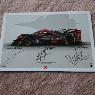 WEC スーパージーンズ ドライバーサイン入り カード(モータースポーツ)