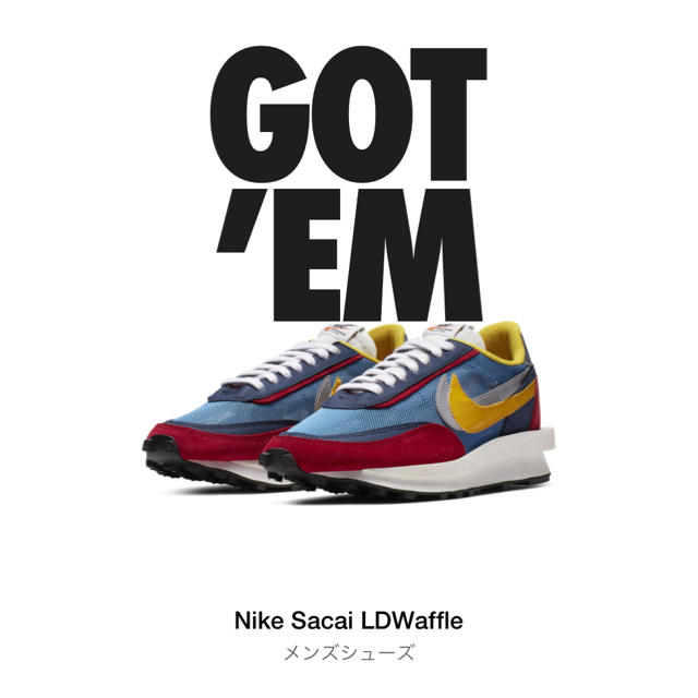 nike sacai ldwafflf us10