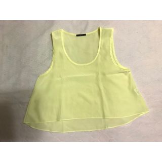 エモダ(EMODA)のEMODA タンクトップ（イエロー）(Tシャツ(半袖/袖なし))