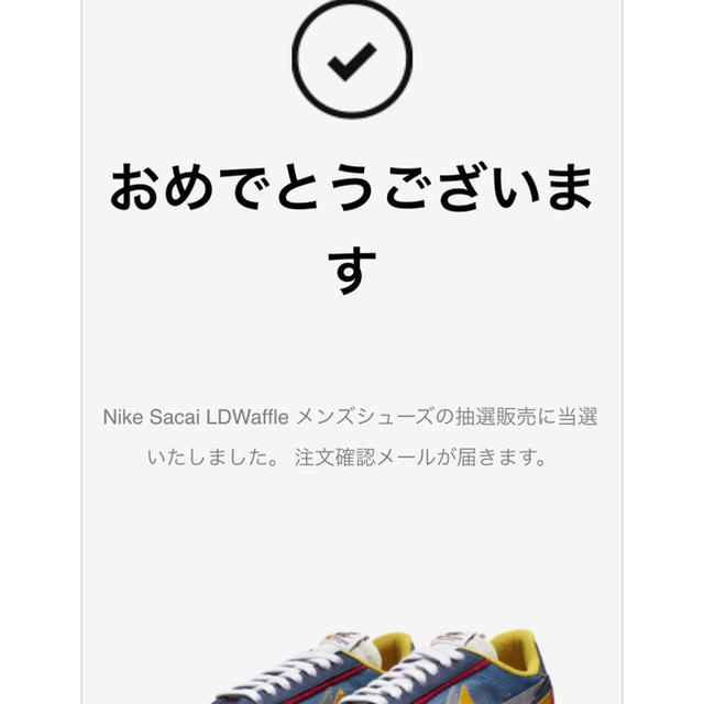 Nike Sacai LDワッフル 27cmスニーカー