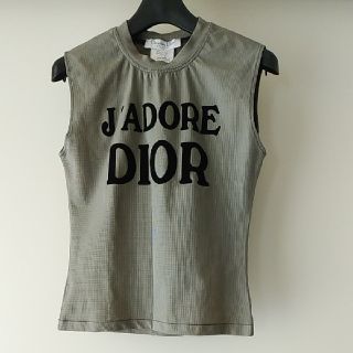 クリスチャンディオール(Christian Dior)のディオール　ノースリーブ　レディース(カットソー(半袖/袖なし))