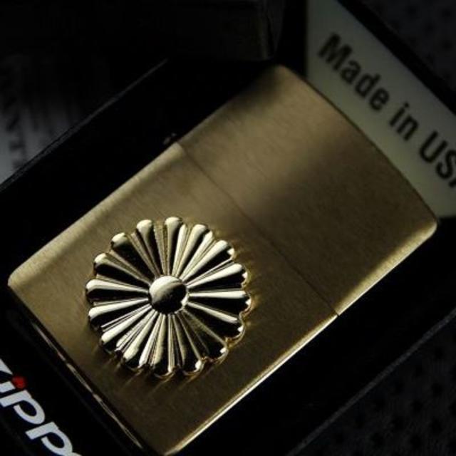 ZIPPO 真鍮製 菊紋 菊の御紋 愛国 菊紋章 平成 右翼 左翼 昭和 ZIPPO 真鍮製 菊紋 菊の御紋 愛国 菊紋章 平成 右翼 左翼 昭和