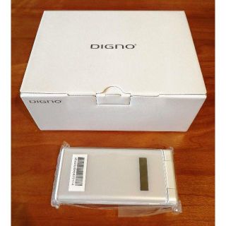 キョウセラ(京セラ)の新品 SIMフリー DIGNO ケータイ 2 701KC ホワイト 白(携帯電話本体)