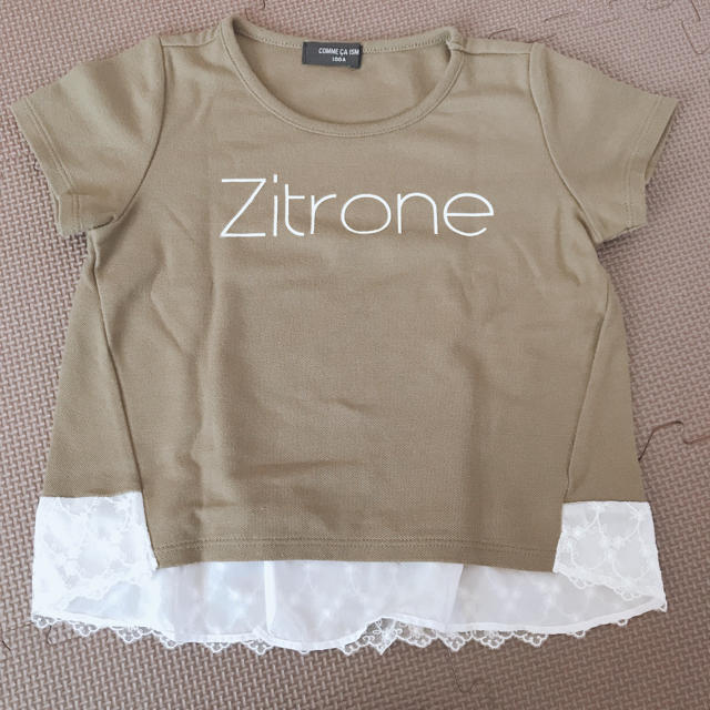 COMME CA ISM(コムサイズム)のコムサ 女の子 Tシャツ キッズ/ベビー/マタニティのキッズ服女の子用(90cm~)(Tシャツ/カットソー)の商品写真