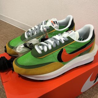 ナイキ(NIKE)のNIKE SACAI LD WAFFLE GREEN ナイキ サカイ ワッフル(スニーカー)