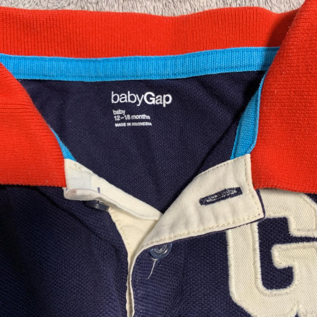 GAP(ギャップ)の(size80)babyGap♡ポロ ロンパース キッズ/ベビー/マタニティのベビー服(~85cm)(ロンパース)の商品写真