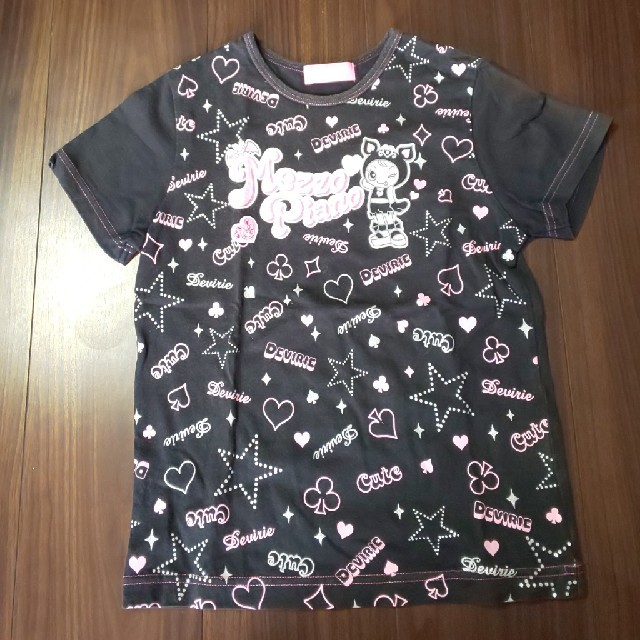 mezzo piano(メゾピアノ)のメゾピアノ半袖Tシャツ140 キッズ/ベビー/マタニティのキッズ服女の子用(90cm~)(Tシャツ/カットソー)の商品写真