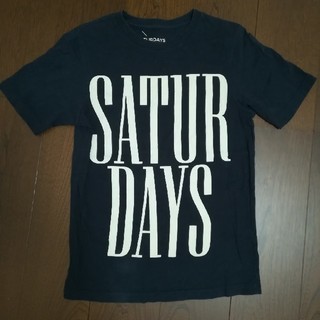 サタデーズサーフニューヨークシティー(SATURDAYS SURF NYC)のSaturdays Tシャツ紺色　サタデーズサーフ(Tシャツ/カットソー(半袖/袖なし))