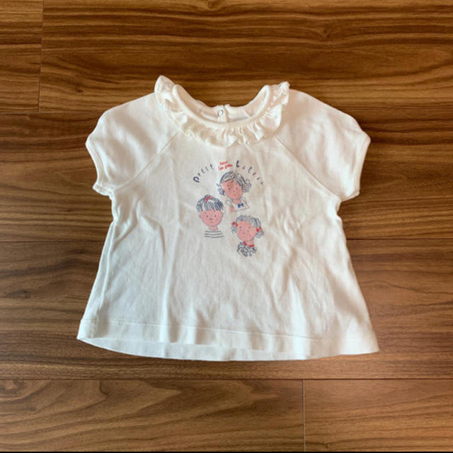 PETIT BATEAU(プチバトー)のPETIT BATEAU Tシャツ カットソー プチバトー キッズ/ベビー/マタニティのベビー服(~85cm)(Ｔシャツ)の商品写真