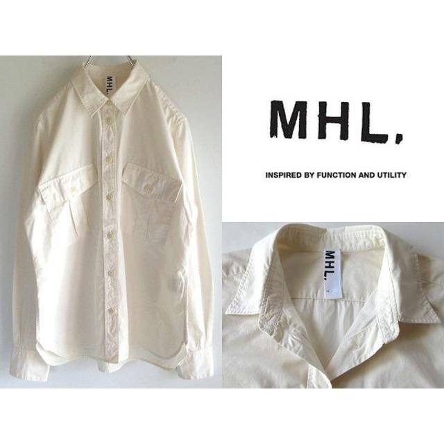 MHL. ミリタリーポケットシャツ ブラウス Ⅰ 日本製