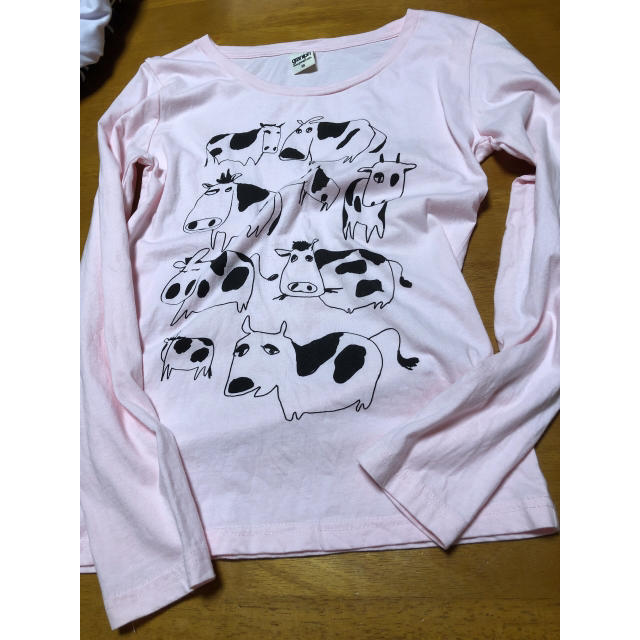 Graniph(グラニフ)のグラニフ  うし柄ロンT とパンダ柄Tシャツ レディースのトップス(Tシャツ(半袖/袖なし))の商品写真