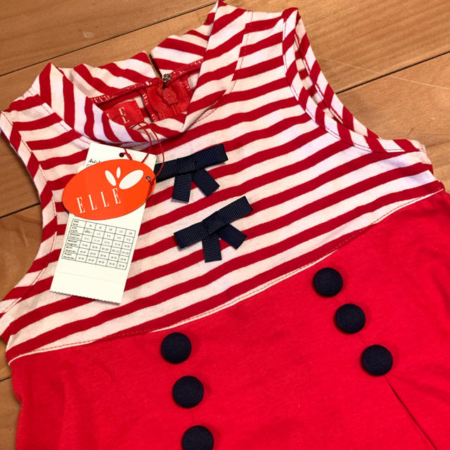 ELLE(エル)の新品 ELLE ワンピース 100 キッズ/ベビー/マタニティのキッズ服女の子用(90cm~)(ワンピース)の商品写真