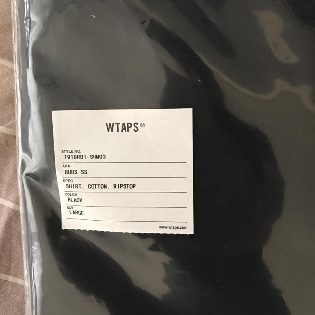 W)taps(ダブルタップス)のWtaps 19ss buds ss shirt 黒 3 メンズのトップス(シャツ)の商品写真