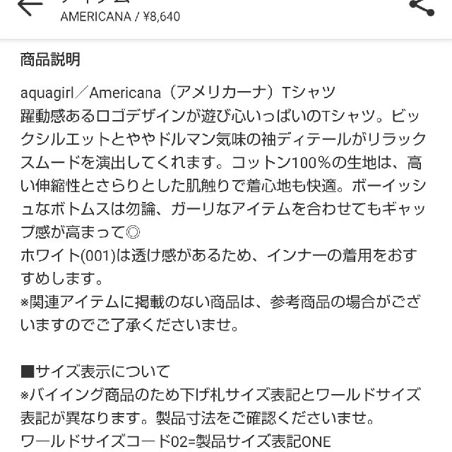 AMERICANA(アメリカーナ)のAMERICANA ビッグシルエットロゴTシャツ レディースのトップス(Tシャツ(半袖/袖なし))の商品写真