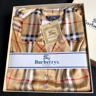 バーバリー(BURBERRY)のバーバリー シルク半袖パジャマ(パジャマ)