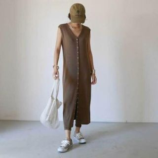 トゥデイフル(TODAYFUL)のargue  Linen×Cotton Reversible Dress(ロングワンピース/マキシワンピース)