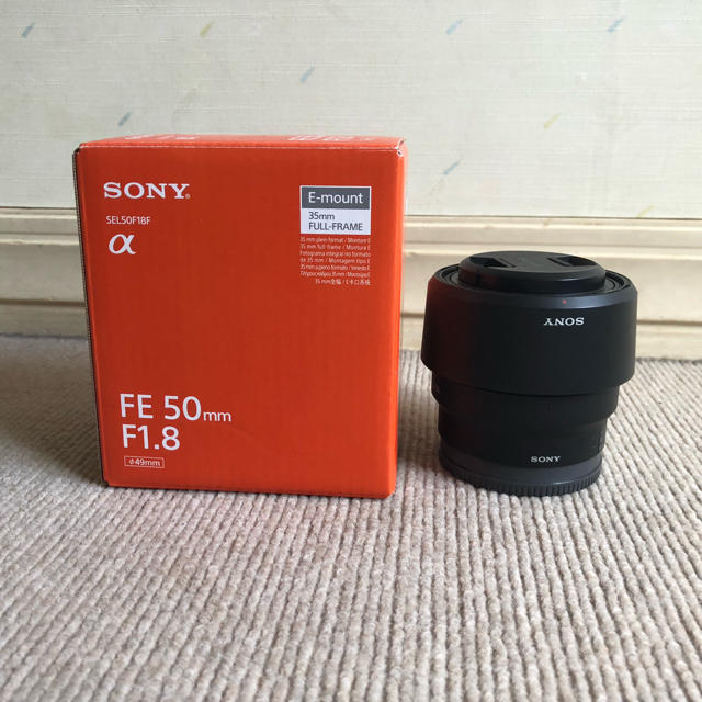 SONY(ソニー)のSony SEL50F18F 50mm f1.8 FEマウント スマホ/家電/カメラのカメラ(レンズ(単焦点))の商品写真