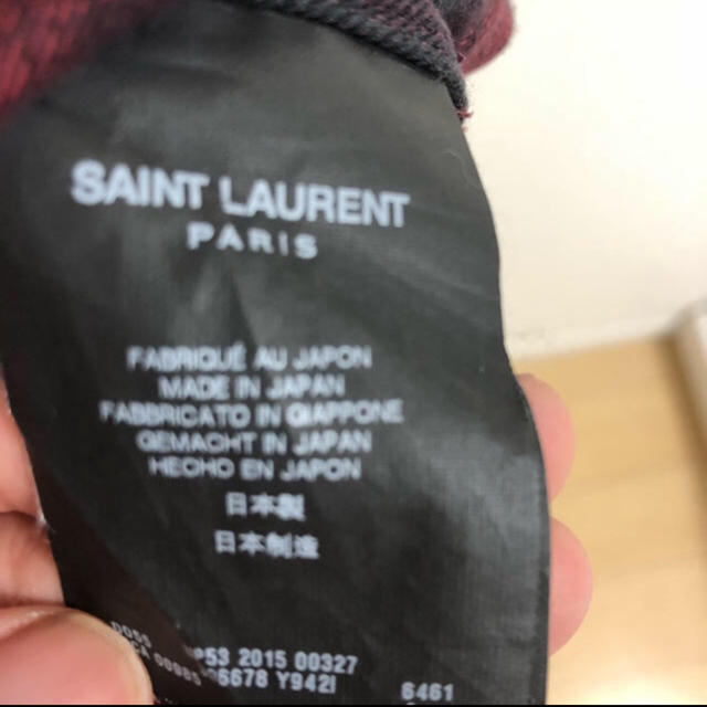 Saint オンブレ チェック シャツの通販 by abc｜サンローランならラクマ Laurent - サンローラン 低価新品