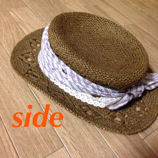 LIZ LISA(リズリサ)のかんかん帽❤️LIZ LISA レディースの帽子(麦わら帽子/ストローハット)の商品写真