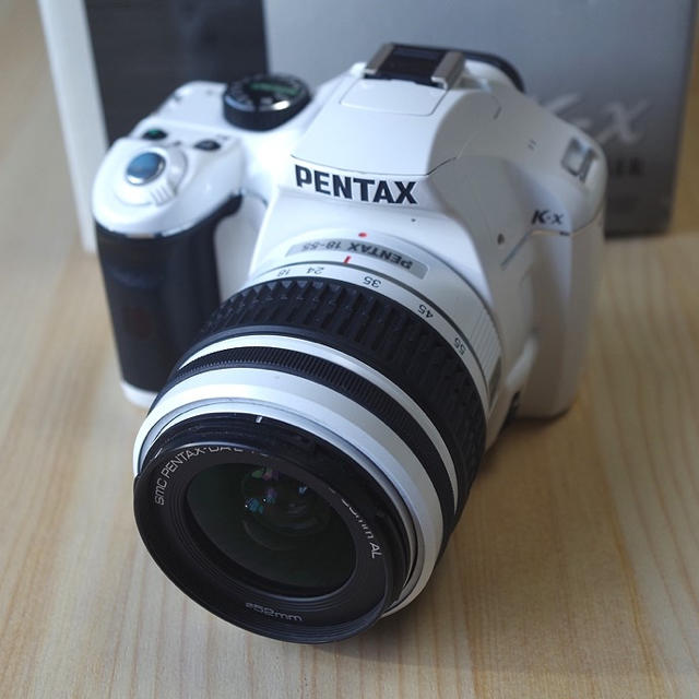 PENTAX k-x 白 美品　値下げしました。