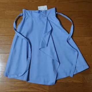 プロポーションボディドレッシング(PROPORTION BODY DRESSING)のプロポーション ラッフルスカート 膝丈 新品(ひざ丈スカート)