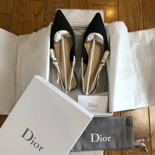 クリスチャンディオール(Christian Dior)のChristian Dior フラットシューズ(バレエシューズ)