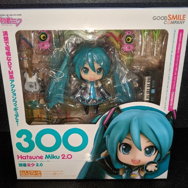 GOOD SMILE COMPANY - 初音ミク ねんどろいど 300 初音ミク2.0 GOOD SMILE COMPANY - 初音ミク ねんどろいど 300 初音ミク2.0