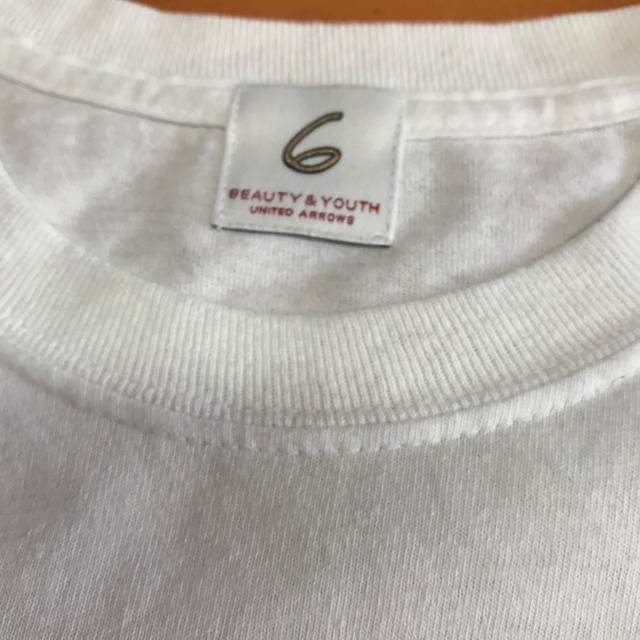BEAUTY&YOUTH UNITED ARROWS(ビューティアンドユースユナイテッドアローズ)のお値下げ roku 6 ミッキー Tシャツ M 美品 レディースのトップス(Tシャツ(半袖/袖なし))の商品写真