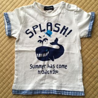 クレードスコープ(kladskap)の新品 未使用 クジラ柄Ｔシャツ(Tシャツ/カットソー)