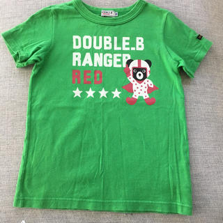 ミキハウス(mikihouse)のお値下げ  ミキハウス  ダブルビー 半袖 Tシャツ 120(Tシャツ/カットソー)
