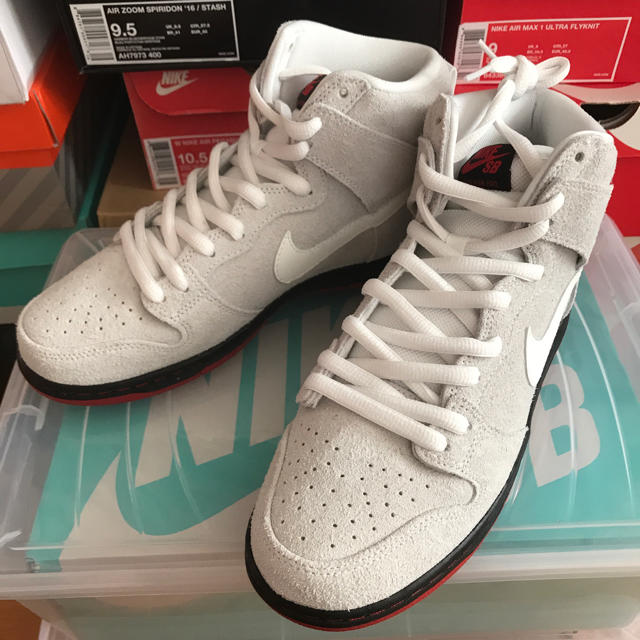 靴/シューズNike sb dunk high ブラックシープ