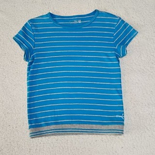 プーマ(PUMA)のPUMAボーダーTシャツ(Tシャツ(半袖/袖なし))