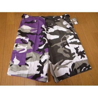 ロスコ(ROTHCO)のロスコ 6ポケットカーゴショーツ 2トーンViolet/City Camo XS(ショートパンツ)