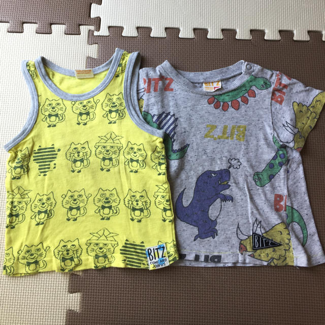 Bit'z(ビッツ)のBITZ タンク Tシャツセット90 95 キッズ/ベビー/マタニティのキッズ服男の子用(90cm~)(Tシャツ/カットソー)の商品写真