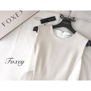 フォクシー(FOXEY)の美品♡フォクシー ワンピース Foxey 38(ひざ丈ワンピース)