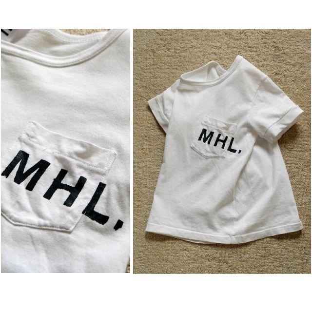 MARGARET HOWELL(マーガレットハウエル)のMHL ■ キッズロゴＴシャツ 110cm キッズ/ベビー/マタニティのキッズ服男の子用(90cm~)(Tシャツ/カットソー)の商品写真