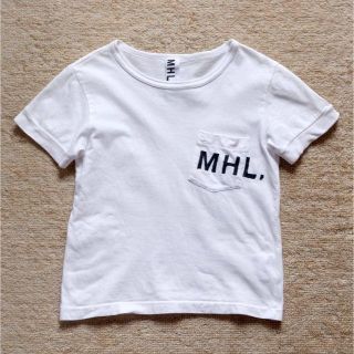 マーガレットハウエル(MARGARET HOWELL)のMHL ■ キッズロゴＴシャツ 110cm(Tシャツ/カットソー)