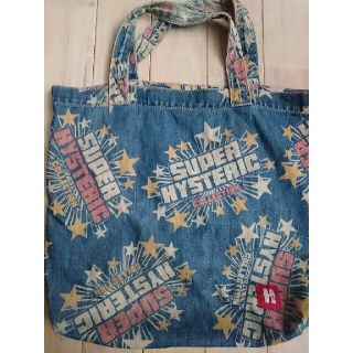 ヒステリックグラマー(HYSTERIC GLAMOUR)のスーパーヒステリック デニムトートバック(トートバッグ)